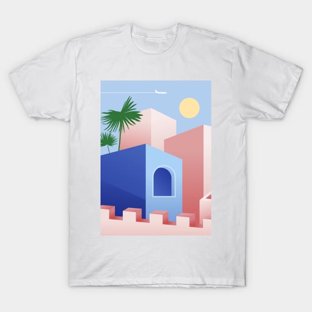 Boho travel art. Egypt, Morocco poster T-Shirt by GreekTavern